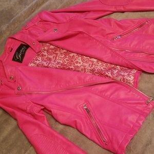 Guess leather jacket